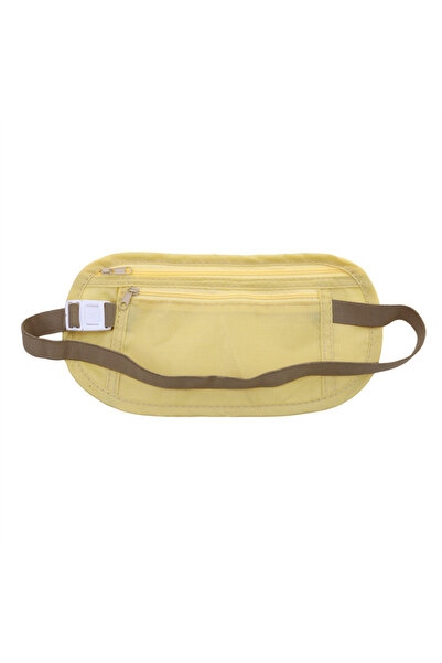 Choice حقيبة خصر رياضية للجري باللون الأصفر والبيج من B-يلو، حقيبة خصر غير مر...