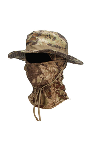 Choice قبعة بوني مموهة باللون الأصفر من 60 Python وقبعة بالاكلافا وقبعة ناعمة...