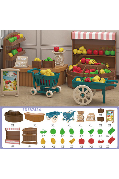 Choice3 FDE87424 Original Toys Miniature Items Furniture Family Toys Dollhouse LivingRoom Bathroom Kitchen S