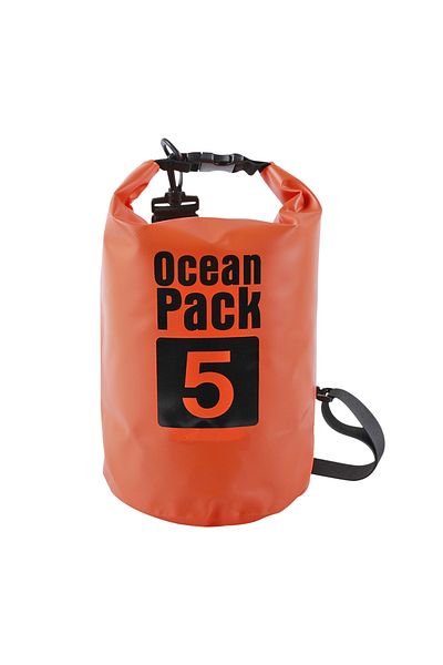 MOJOYCE Orange 5L 2L/3L/5L/10L Waterproof Dry Bag Pack Sack Swimming Rafting Kayaking River Trekking Floatin