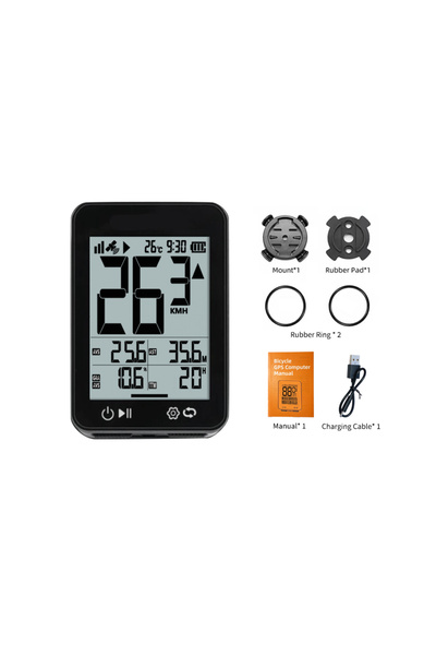 Choice جهاز كمبيوتر دراجة GPS لاسلكي للدراجات بشاشة LCD 2.4 عداد سرعة ومسافة ...