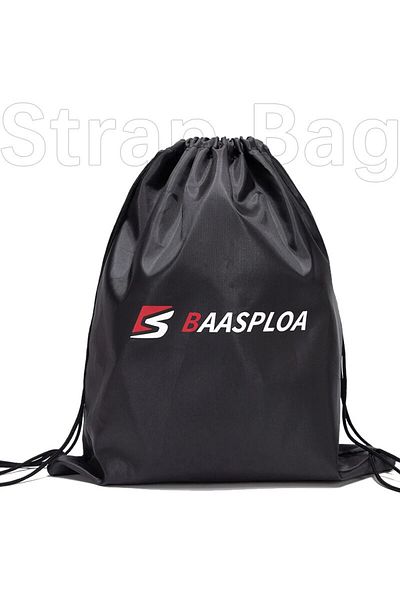 Choice Black Baasploa Foldable Gym Bag Fitness Backpack Drawstring Shop Pocket Hiking Camping Beach Swimmin