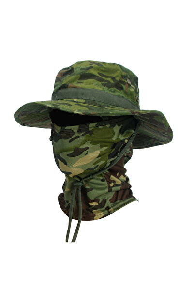 Choice قبعة بوني مموهة باللون الأخضر الأمريكي 60، قبعة بالاكلافا، بدلة، قبعة ...