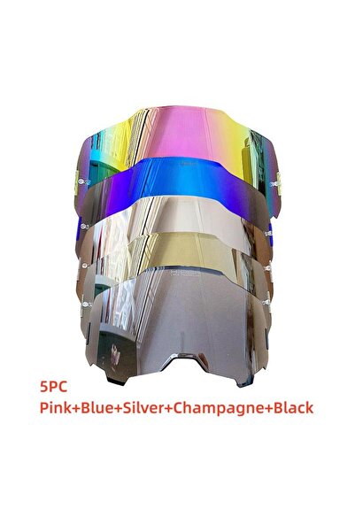 Choice 4 عدسات بديلة لنظارات الدراجات النارية، 5 ألوان، مرآة HiPER، دراجات نارية، دراجات نارية، دراجات نارية، دراجات نارية.