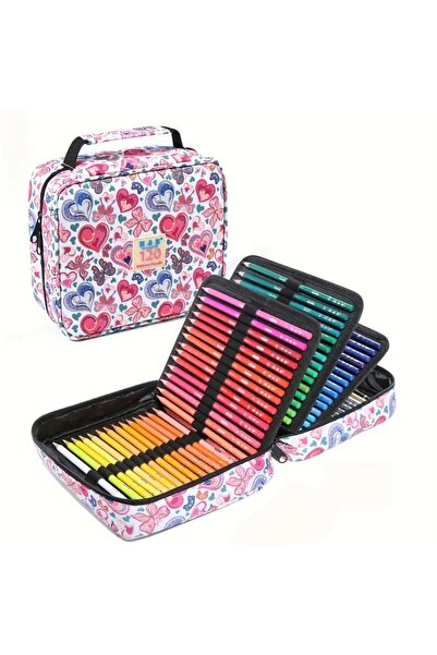 Choice مجموعة أقلام رصاص ملونة A 72/120/180/260، 120 لونًا - أقلام رصاص بألوا...