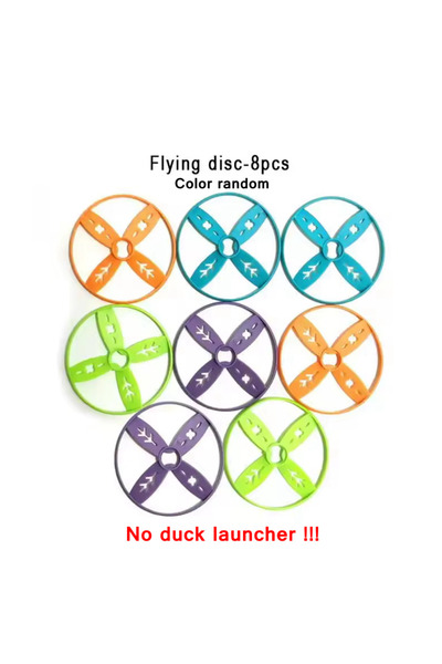 Choice fei die 8 ge zhuang Duck Saucer Step-on Launcher Flying Disc Toy Outdo...