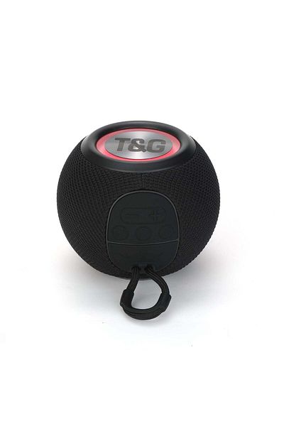 Timebox Portable speaker, Bluetooth, 360 surround sound, RGB, 1200mah, Waterproof IPX5, Black
