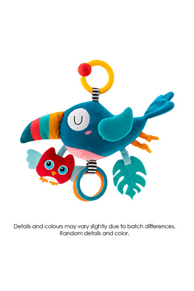 choice2 لعبة هزازة معلقة ناعمة على شكل طائر ببغاء، مناسبة لسرير الأطفال الرضع...