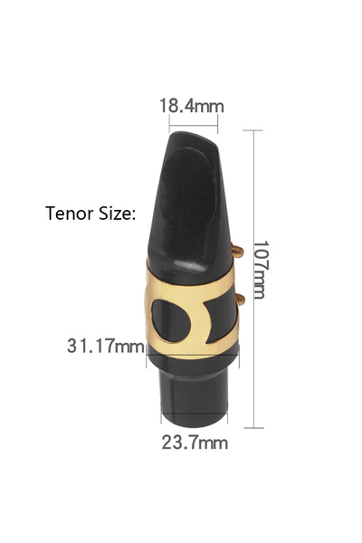 Choice1 Tenor Alto Tenor Soprano Sax Saxophone Mouthpiece Plastic with Cap Me...