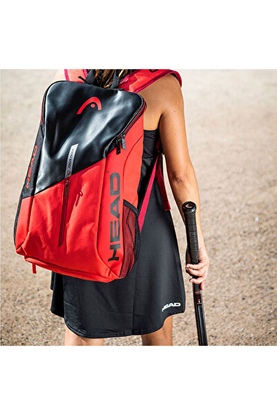 Choice حقيبة ظهر تنس HEAD Tour Team Series باللون الأحمر والأسود بسعة كبيرة م...