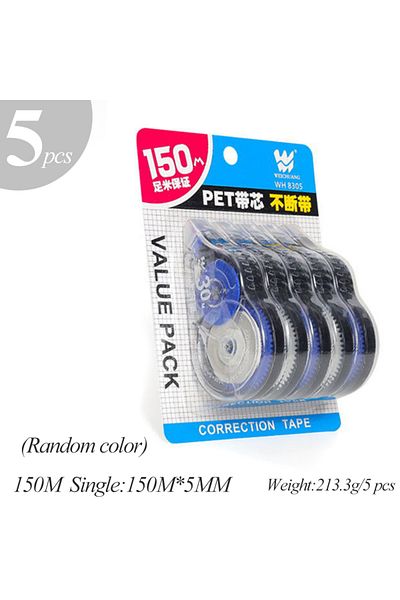 Choice 5pcs 30m 6pcs/Set School Correction Tape Roller Simple Office Supplies Stationery White Sticker Tape