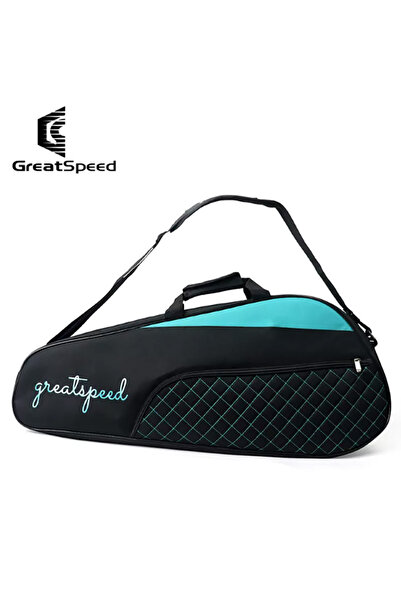 Choice حقيبة رياضية جديدة من GREATSPEED مكونة من 3 قطع لمضارب تنس الريشة وحقي...