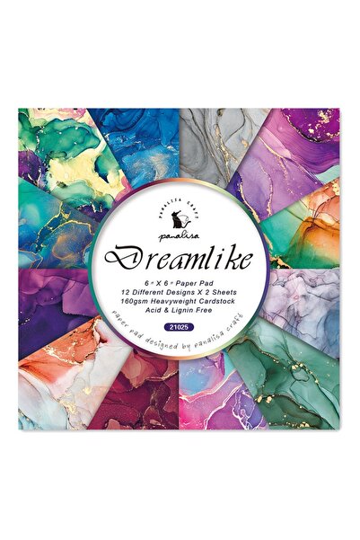 Choice مجموعة واحدة من 24 ورقة من ورق الكرتون المزخرف بأنماط أحادية الجانب ذات طابع يشبه الأحلام