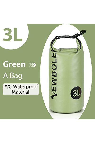 Choice حقيبة جافة مقاومة للماء من نيوبولر BAG208-3L-GRE سعة 3 لتر للتخييم وال...
