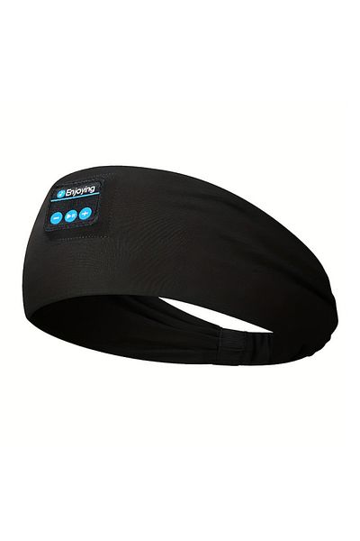Choice Black Sports Headbands Wireless Bluetooth Headphone Headband Sleeping Music Eye Mask Soft Elastic Yo