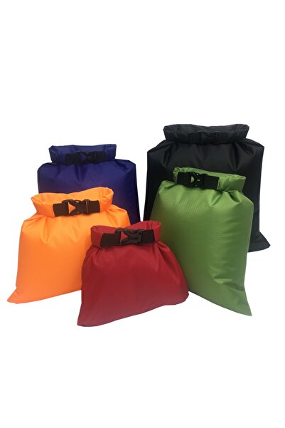 Aolikes حقيبة جافة مقاومة للماء مكونة من 5 قطع للتخييم والانجراف والمشي لمساف...