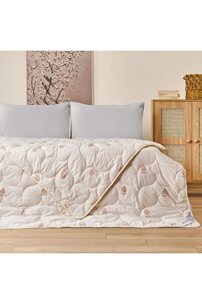 ASPARTAM Soft Double Wool Quilt - White - 195X215 cm