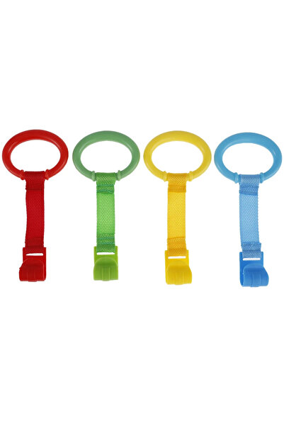 Choice 4 قطع من حلقات سرير الأطفال، حلقات مساعدة المشي، حلقات سحب سرير الأطفا...