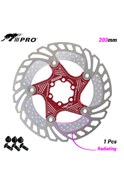 Choice 203 مم RD مشع للدراجة الجبلية MTB DH 6 بوصة 160/180/203 مم قرص تبريد تبديد الحرارة فرامل روت