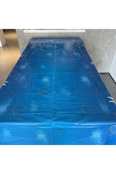 Choice 130x220cm 1pc tablecloth 1Pc 130X220CM The New Shadow Disposable Plastic Tablecloth Table Cover