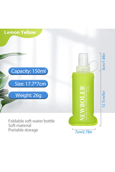 Choice BOT200-150-YEL 150ML 250ML 500ML زجاجة رياضية خارجية من مادة TPU قابلة...