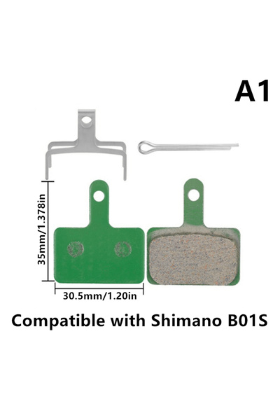 Choice زوج واحد من وسادات فرامل قرص هيدروليكية سيراميكية مناسبة لدراجات شيمان...