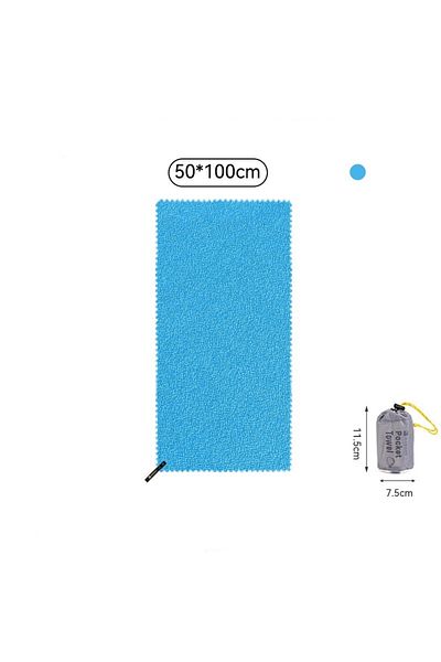 Choice Blue 50x100cm HIKEMAN Outdoor Quick-drying Towel Camping Hiking Cycling Portable Sports Towel Gym To
