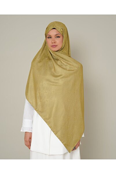 LEİLA SCARF Double Sided Silk Jacquard Shawl Leila Pattern