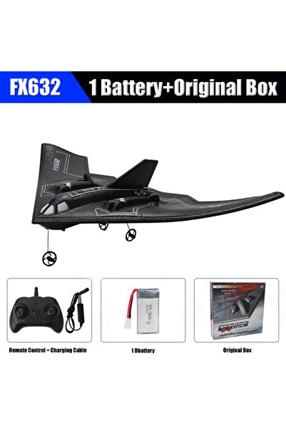 Choice طائرة شراعية بيضاء B2 RC 2CH FX632 تعمل بالتحكم عن بعد 2.4 جيجا هرتز و...