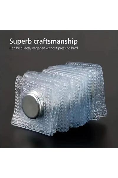 Choice 10pcs 10pcs magnetic fasteners for sewing - invisible metal fasteners for clothing and bags, easy-to
