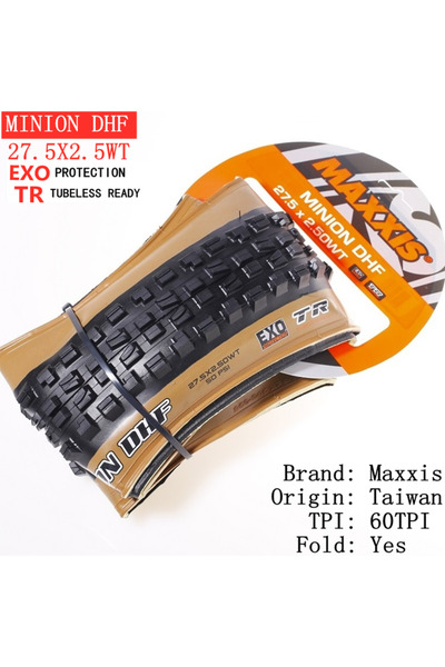 Maxxis قابل للطي DHF 27.5X2.5 EXOTR Y Minion DHF (M301Ru) 26x2.3 27.5x2.3/2.5/2.8 29x2.3/2.5 قابل للطي