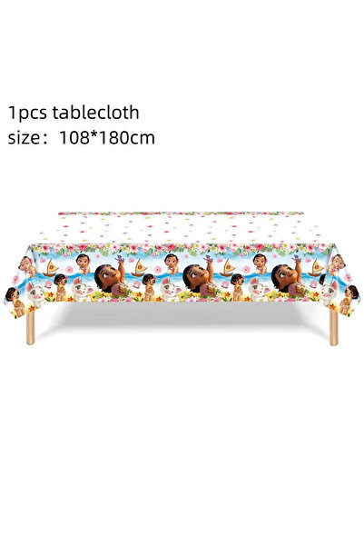 Choice 1 قطعة مفرش طاولة - موانا 2 لوازم حفلات عيد الميلاد مفرش طاولة للاستخد...