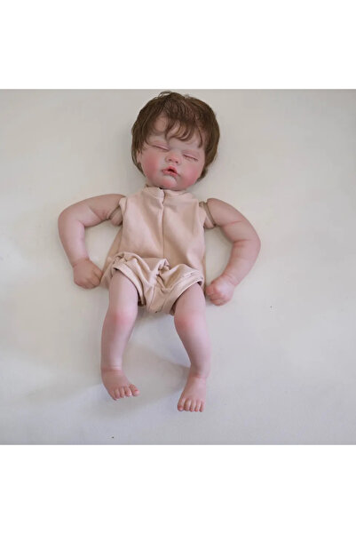 Choice مجموعة دمية كوينبي ريبورن من مادة NPK البيضاء بطول 48 سم و19 بوصة، دمية طفل حديث الولادة بشعر متجذر يدويًا ومرسوم عليها