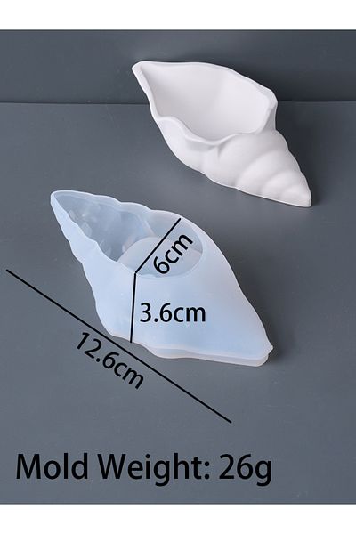 Choice conch-01 Conch Scented Candle Silicone Mold DIY Handmade Ocean Style Craft Ornaments Jewelry Storage