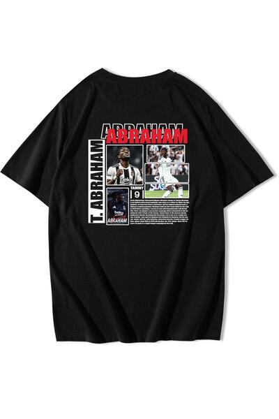 BRZ COLLECTION Tricou unisex oversize Tammy Abraham negru