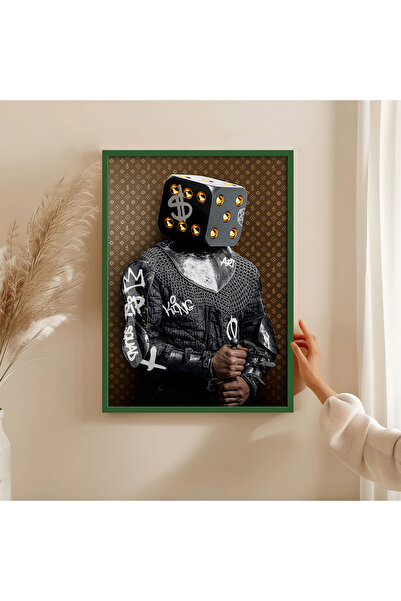 HOMEPACK TABLO CU CADRU DE LEMN POSTER CU CADRU DECOR ARTISTIC DE PERETE TK/1499