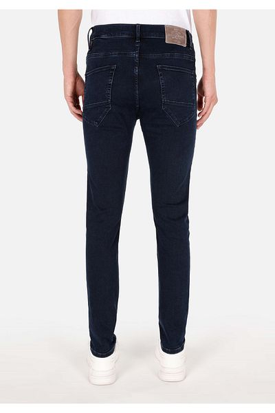 Colin's Skinny Fit Low Waist Narrow Leg Men's Navy Blue Denim Jean Trousers