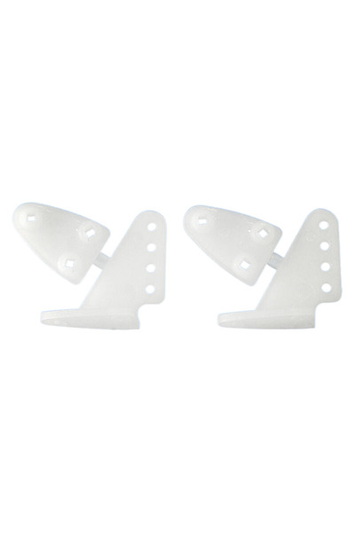 Choice 10 pcs 16.5x20 10 Pcs Nylon Pin Horn/ Zip Horns Without Screws 3 Hole/4 Hole RC Airplanes Parts Elec