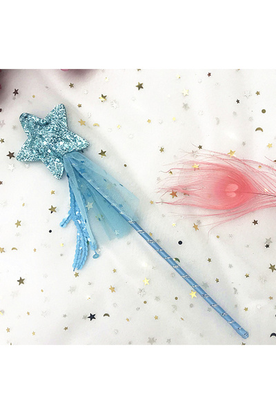 choice2 عصا سحرية زرقاء لطيفة على شكل نجمة خماسية الشكل للبيع الساخن للأطفال،...