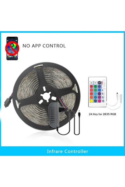 Choice شريط إضاءة LED RGB SMD3528 غير مقاوم للماء بطول 5 أمتار، مجموعة فقط، م...