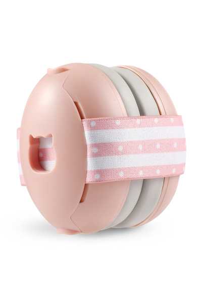 Choice واقيات أذن وردية للأطفال الرضع الصغار، سدادات أذن مرنة مضادة للضوضاء، سماعات رأس للأطفال ضد الضوضاء