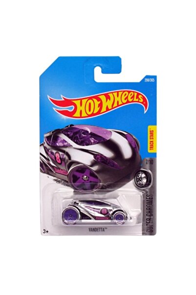 HOT WHEELS Masinuta Metalica Hot Wheels, Vandetta, Colectia Super Chromes - Editia 2017, Crom, 1:64