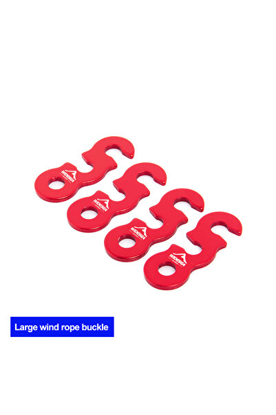 Widesea مشبك حبل مقاوم للرياح قابل للتعديل من سبائك الألومنيوم، مكون من 4 قطع...