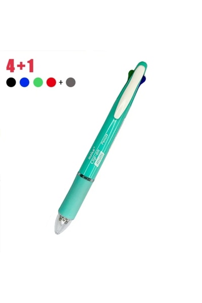 Choice1 Multi-Colored Light Green 5 In 1 Multicolor Ballpoint Pens 4 Colors B...