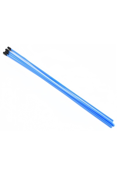 Choice Blue 4PC 4PCS Plastic 380mm Antenna Pipe Tube Receiver Aerial protection with cap For 1/5 1/8 1/10 1