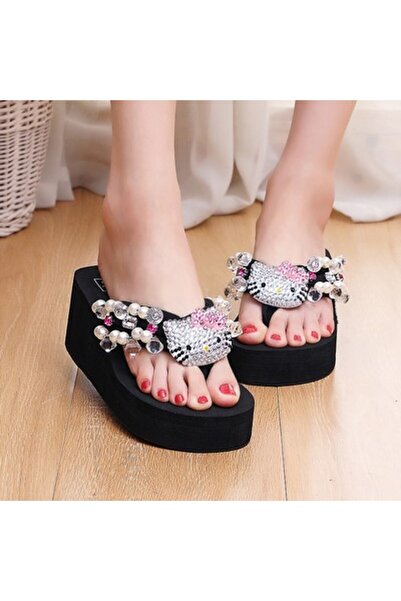 Choice19 38 C Hello Kitty Kawaii Soft Flip Flop Sandals Y2k Beach Slides Shoe...