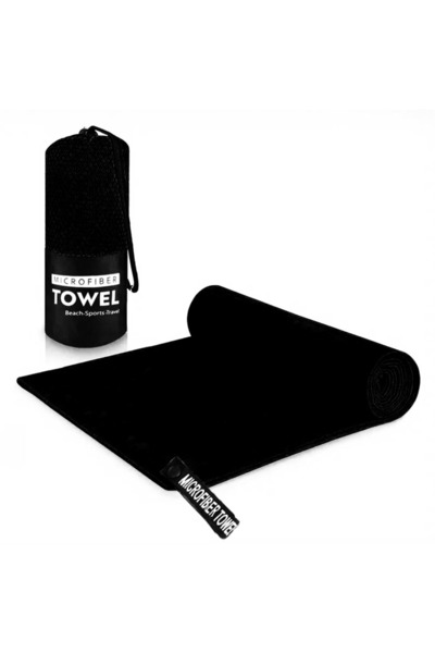 Choice 50x110cm Black Outdoor Sports Super Absorbent Soft Quick Drying Towel,...