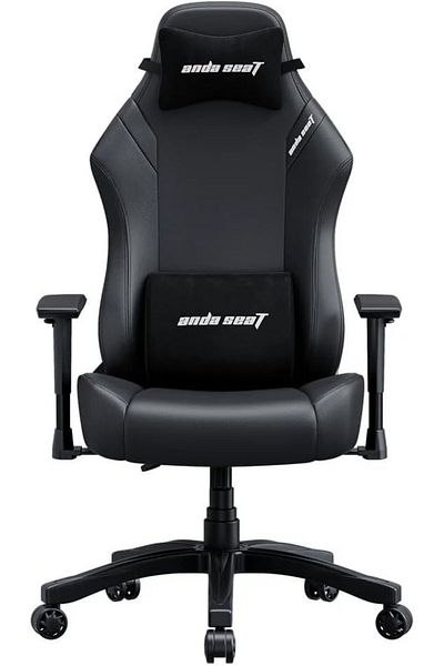 ANDASEAT AD18-44-B-PV Luna L Gaming Chair, Adjustable Leading Gamer Chair, Black PVC