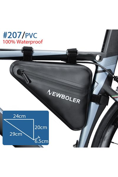 Choice BAG207 NEWBOLER 100% Waterproof Cycling Tube Bag 2.5L MTB Road Bike Triangle Bag Cycling Frame Front
