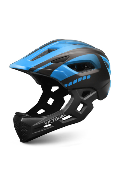 Choice1 for 52-56cm BlackBlue VICTGOAL Kids Detachable Full Face Bicycle Helm...
